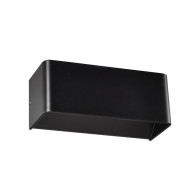 ΑΠΛΙΚΑ ΤΟΙΧΟΥ INDIRECT 3 BLACK LED 6W - 3000K - IP20