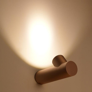 ΑΠΛΙΚΑ ΤΟΙΧΟΥ INDIRECT SPOT BRONZE LED 6W - 3000K - IP20
