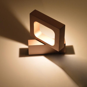 ΑΠΛΙΚΑ ΤΟΙΧΟΥ INDIRECT BOX BRONZE LED 6W - 3000K - IP20