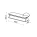 ΑΠΛΙΚΑ ΤΟΙΧΟΥ UP DOWN 3 BRONZE LED 15W - 3000K - IP20