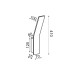ΑΠΛΙΚΑ ΤΟΙΧΟΥ LINE 2 WHITE LED 9W - 3000K - IP20