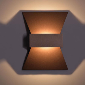 ΑΠΛΙΚΑ ΤΟΙΧΟΥ RIBBON BRONZE LED 6W - 3000K - IP20