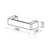 ΑΠΛΙΚΑ ΤΟΙΧΟΥ WASHER 1 BLACK LED 6W - 3000K - IP20