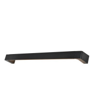 ΑΠΛΙΚΑ ΤΟΙΧΟΥ WASHER 3 BLACK LED 18W - 3000K - IP20