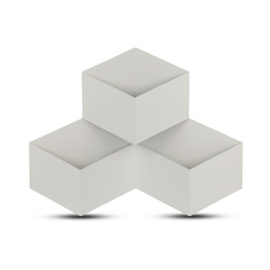 ΑΠΛΙΚΑ ΤΟΙΧΟΥ 3D BRICK B WHITE LED 9W - 3000K - IP20