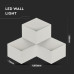 ΑΠΛΙΚΑ ΤΟΙΧΟΥ 3D BRICK B WHITE LED 9W - 4000K - IP20