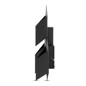 ΑΠΛΙΚΑ ΤΟΙΧΟΥ 3D BRICK B BLACK LED 9W - 3000K - IP20