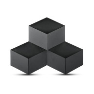 ΑΠΛΙΚΑ ΤΟΙΧΟΥ 3D BRICK B BLACK LED 9W - 4000K - IP20