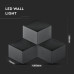 ΑΠΛΙΚΑ ΤΟΙΧΟΥ 3D BRICK B BLACK LED 9W - 4000K - IP20