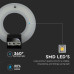 ΑΠΛΙΚΑ ΤΟΙΧΟΥ 3D CIRCLE BLACK LED 9W - 4000K - IP20