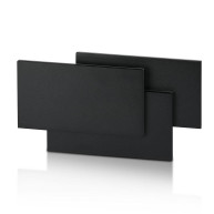 ΑΠΛΙΚΑ ΤΟΙΧΟΥ 3D TILE BLACK LED 12W - 3000K - IP20