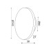 ΑΠΛΙΚΑ ΤΟΙΧΟΥ DISC 1 MOSAIC LED 5W - 3000K - IP20
