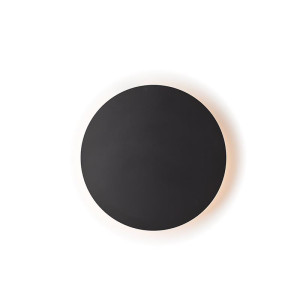 ΑΠΛΙΚΑ ΤΟΙΧΟΥ DISC 2 BLACK LED 10W - 3000K - IP20