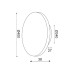 ΑΠΛΙΚΑ ΤΟΙΧΟΥ DISC 4 WOOD L LED 24W - 3000K - IP20
