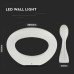 ΑΠΛΙΚΑ ΤΟΙΧΟΥ OVALO WHITE LED 10W - 4000K - IP20