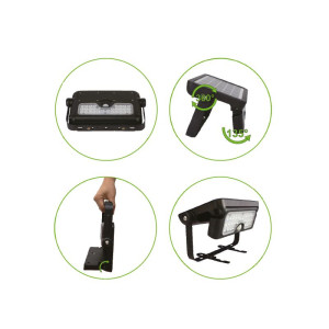 ΑΠΛΙΚΑ ΤΟΙΧΟΥ WALL SOLAR LED LIGHT 5W - 4000K - IP65