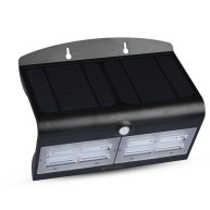 ΑΠΛΙΚΑ ΤΟΙΧΟΥ WALL SOLAR LED LIGHT 7W - 4000K - IP65 (BLACK)