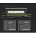 ΑΠΛΙΚΑ ΤΟΙΧΟΥ ΑΛΟΥΜΙΝΙΟΥ BULKHEAD DOUBLE LED 50W - 4000K - IP66 IK08