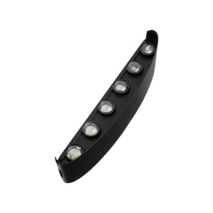 ΑΠΛΙΚΑ ΤΟΙΧΟΥ SIXPLEX UPDOWN LED 24W - BLACK 3000K IP65