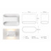 ΑΠΛΙΚΑ ΤΟΙΧΟΥ INDIRECT 5 WHITE LED 10W 3000K - IP20