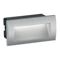 ΑΠΛΙΚΑ ΧΩΝΕΥΤΗ STEP RECTANGLE LED 3W - 3000K - ΓΚΡΙ - IP65