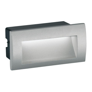 ΑΠΛΙΚΑ ΧΩΝΕΥΤΗ STEP RECTANGLE LED 3W - 3000K - ΓΚΡΙ - IP65