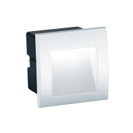 ΑΠΛΙΚΑ ΧΩΝΕΥΤΗ STEP SQUARE LED 1.5W - 3000K - ΛΕΥΚΟ - IP65