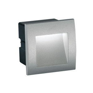ΑΠΛΙΚΑ ΧΩΝΕΥΤΗ STEP SQUARE LED 1.5W - 3000K - ΓΚΡΙ - IP65