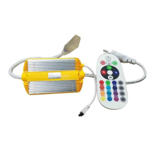 ΑΣΥΡΜΑΤΟ REMOTE CONTROLLER RGB ΓΙΑ ΤΑΙΝΙΑ LED FLAT RGB 9W - IP65