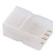 ΕΝΔΙΑΜΕΣΟΣ ΣΥΝΔΕΣΜΟΣ 4 ΚΑΛΩΔΙΩΝ ΓΙΑ ΤΑΙΝΙΑ LED FLAT RGB 9W - IP65