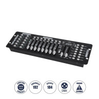 ΕΠΑΓΓΕΛΜΑΤΙΚΗ ΚΟΝΣΟΛΑ ΦΩΤΙΣΜΟΥ 192 CHANNEL FADER CONSOLE DMX 512 - ISO 9001 - CE
