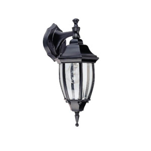 WALL LIGHT HEXAGON OVAL DOWN E27 BLACK 40W 230V 50Hz EU MADE
