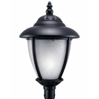 ΦΑΝΑΡΙ ΚΟΡΥΦΗΣ CELERY ΑΛΟΥΜΙΝΙΟΥ 41cm - E27 - BLACK - IP54