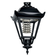 ΦΑΝΑΡΙ ΚΟΡΥΦΗΣ CORFU PMMA PLASTIC UP ΑΤΜΩΝ METAΛΛΟΥ 150W - E27 - IP65