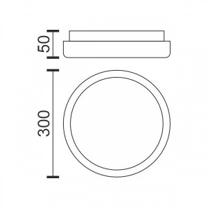ΦΩΤΙΣΤΗΚΟ ΟΡΟΦΗΣ SMART WIFI - TUYA 24W RGB+W - 2400Lm - Φ300 - IP44