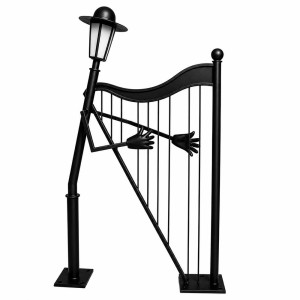 ΦΩΤΙΣΤΙΚΑ ΠΑΡΚΟΥ THE MUSICIAN HARP 1.8m - E27 - IP65 - ΒΑΜΜΕΝΑ ΗΛΕΚΤΡΟΣΤΑΤΙΚΑ