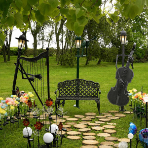 ΦΩΤΙΣΤΙΚΑ ΠΑΡΚΟΥ THE MUSICIAN TRUMPET 1.8m - E27 - IP65 - ΒΑΜΜΕΝΑ ΗΛΕΚΤΡΟΣΤΑΤΙΚΑ