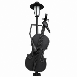 ΦΩΤΙΣΤΙΚΑ ΠΑΡΚΟΥ THE MUSICIAN CELLO 1.8m - E27 - IP65 - ΒΑΜΜΕΝΑ ΗΛΕΚΤΡΟΣΤΑΤΙΚΑ