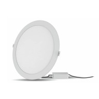 ΦΩΤΙΣΤΙΚΟ LED PANEL WHITE PREMIUM 24W - 4000K - IP20 - (ΚΟΠΗ Φ220) - (ΕΞΩ Φ240)
