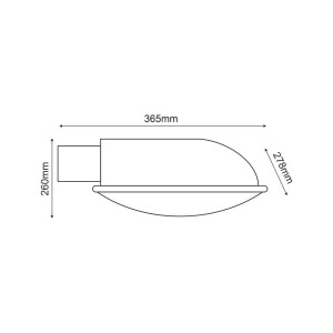 ΦΩΤΙΣΤΙΚΟ ΒΡΑΧΙΟΝΟΣ COMPACT 1x60W - E27 - IP65