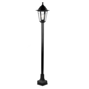 ΦΩΤΙΣΤΙΚΟ ΚΟΛΩΝΑΤΟ ΠΛΑΣΤΙΚΟ ΕΞΑΓΩΝΟ 100cm - E27 - BLACK