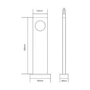 ΦΩΤΙΣΤΙΚΟ ΚΗΠΟΥ BOLLARD HOLE LED 7W - IP54