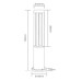 ΦΩΤΙΣΤΙΚΟ ΚΗΠΟΥ BOLLARD CROSS LED 10W - IP54