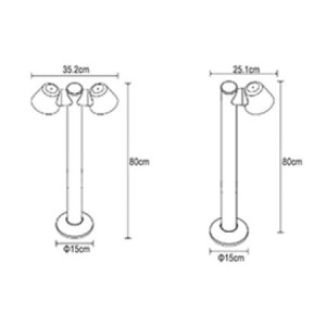 ΦΩΤΙΣΤΙΚΟ ΕΠΙΔΑΠΕΔΙΟ STICK-1 7W - E27 - IP65