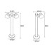 ΦΩΤΙΣΤΙΚΟ ΕΠΙΔΑΠΕΔΙΟ STICK-2 2x7W - E27 - IP65