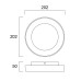 ΦΩΤΙΣΤΙΚΟ START ECO WALL ROUND 12W - WHITE