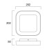 ΦΩΤΙΣΤΙΚΟ START ECO WALL SQUARE 12W - WHITE