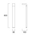 ΦΩΤΙΣΤΙΚΟ ΔΑΠΕΔΟΥ ΕΔΑΦΟΥΣ VELITE 80cm - 8W - IP54