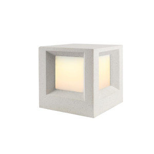 ΦΩΤΙΣΤΙΚΟ ΕΔΑΦΟΥΣ BOX SMALL CEMENT - E27 - ΛΕΥΚΟ