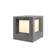 ΦΩΤΙΣΤΙΚΟ ΕΔΑΦΟΥΣ BOX SMALL CEMENT - E27 - ΜΑΥΡΟ